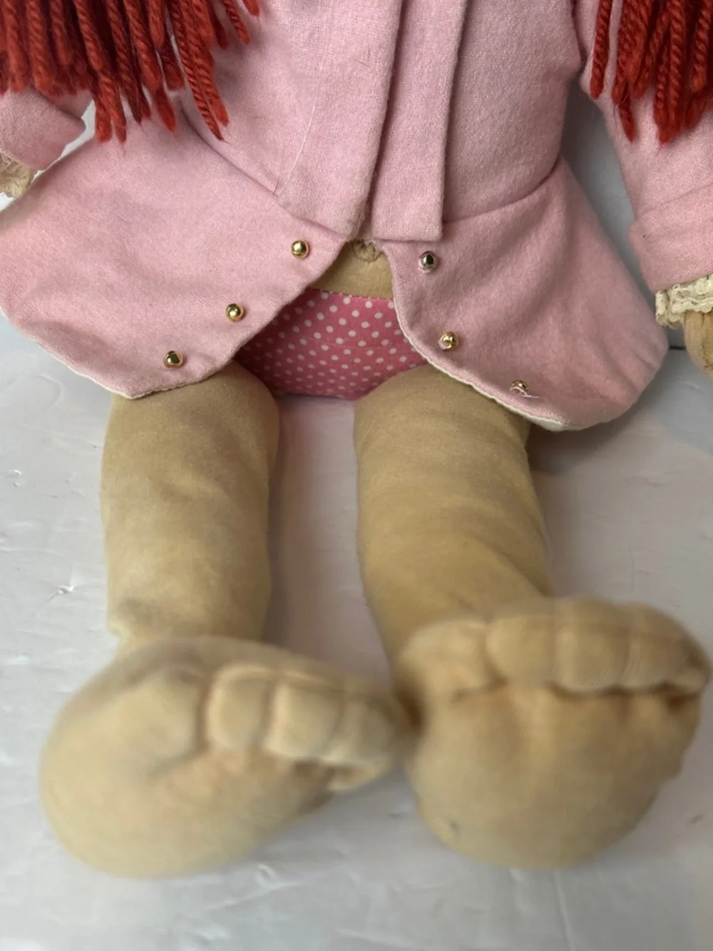 Pottery Barn Kids Paige Girl Doll Discontinued 17'Red hair Poseable Rare